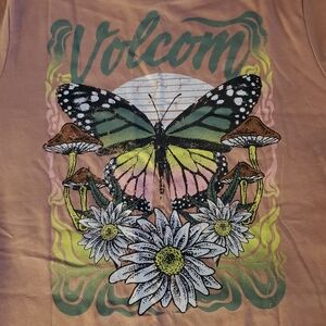 NWT Girls Kid Volcom Truely Stoked Dress T-Shirt Dress L 10/12